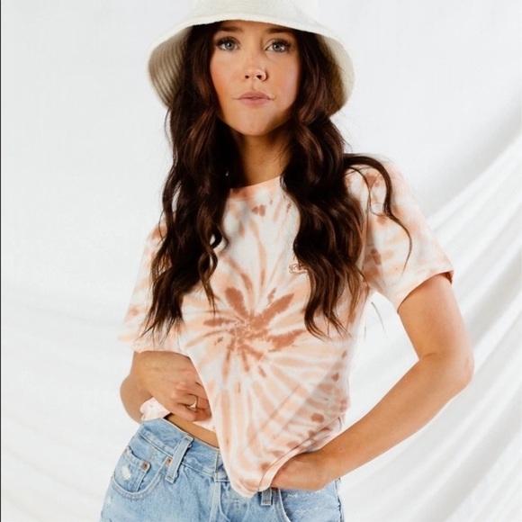 🔆BILLABONG🔆TAKE A TRIP TIE DYE TOP SHIRT - Picture 4 of 12